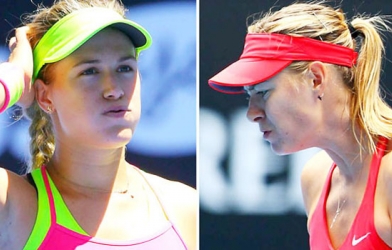 Sharapova vs Bouchard: Đại chiến 'mỹ nhân' kết thúc chóng vánh