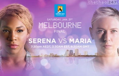 VIDEO tennis: Serena Williams đánh bại búp bê Nga để lên ngôi tại Australia Open