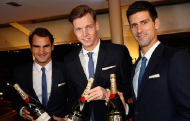 Dubai Duty Free 2015: Djokovic, Federer và Berdych cùng đi tiếp vào BK