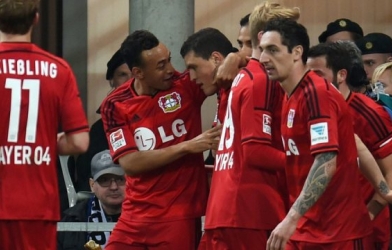 Video clip bàn thắng: Paderborn 0-3 Leverkusen (VĐQG Đức 2014/15)