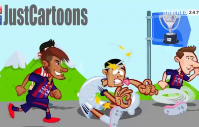 Video hoạt hình: Ronaldo bị Messi vượt qua như thế nào