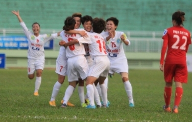Hà Nội I vô địch lượt đi giải bóng đá nữ VĐQG 2015