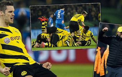 Dortmund nhọc nhằn có mặt ở bán kết Cúp QG Đức