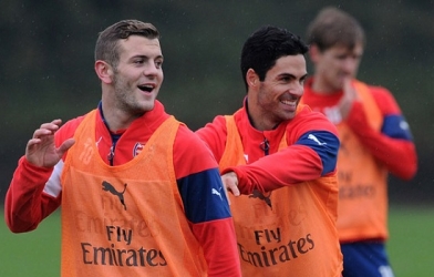 Arsenal đón tin vui từ Wilshere và Arteta