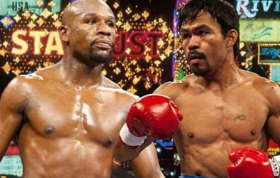 Vé trận siêu quyền Anh Mayweather - Pacquiao bán sạch trong một phút