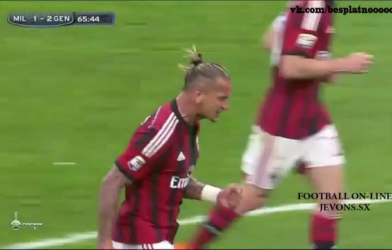 Video clip bàn thắng: AC Milan 1-3 Genoa (V33 Serie A)
