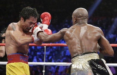 VIDEO boxing: Mayweather và Pacquiao (Hiệp 10 và hiệp 11)