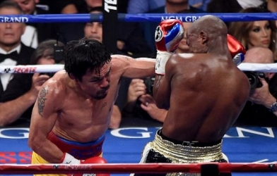 VIDEO boxing: Mayweather và Pacquiao (Hiệp 7)