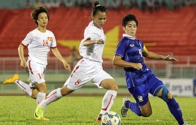 Video clip bàn thắng: Nữ Việt Nam 1-2 Nữ Thái Lan (Bán kết AFF Cup 2015)