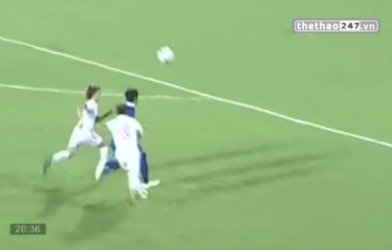 VIDEO: 2 pha tăng tốc ghi bàn dũng mãnh của tiền đạo nữ Thái Lan