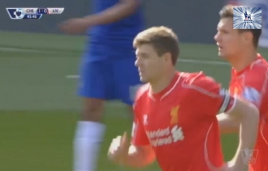 VIDEO: Steven Gerrard lạnh lùng gỡ hòa cho Liverpool