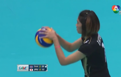 Video bóng chuyền: Nữ Thái Lan 3-0 Nữ Nhật Bản (Tứ kết Giải VĐ châu Á)