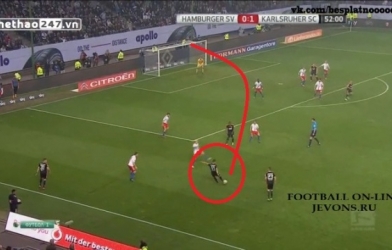 VIDEO: 2 pha dứt điểm liên tiếp trúng xà ngang ở trận Play-off Bundesliga