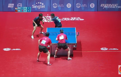 Video bóng bàn SEA Games 28: Anh Tú/Tuấn Quỳnh - Singapore (Bán kết đôi nam)