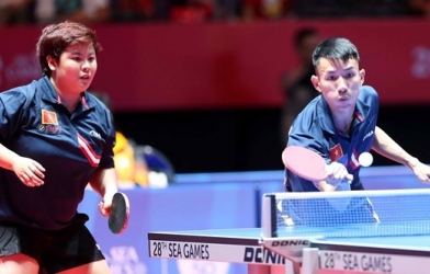 Bóng bàn Việt Nam cầm chắc tấm HCĐ thứ 2 tại SEA Games 28
