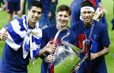 Vua phá lưới Champions League: Neymar, Messi, Ronaldo cùng giành giải