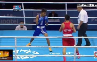 Video SEA Games 28: Bán kết Boxing nam hạng cân 60kg - Nguyễn Văn Hải