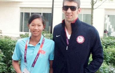 Ánh Viên có sải tay dài gần bằng Michael Phelps