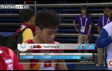 Video SEA Games 28: Chung kết TDDC tự do - Lê Thanh Tùng