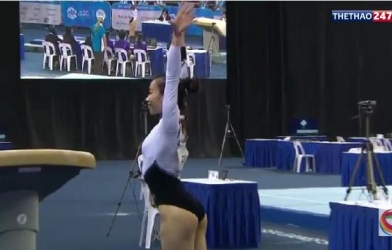 Video SEA Games 28: Phan Thị Hà Thanh giành HCV nội dung nhảy chống