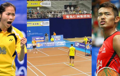 Video cầu lông: Huyền thoại Lin Dan vs số 1 Thái Lan Ratchanok Intanon (Giao hữu)