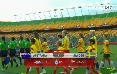 VIDEO: Australia 1-1 Thụy Điển (World Cup bóng đá nữ 2015)