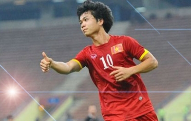 Công Phượng lọt top 10 sao trẻ triển vọng nhất ĐNÁ