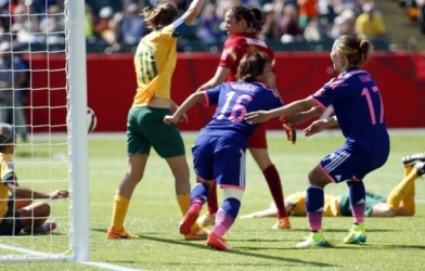 Video clip bàn thắng: Australia 0-1 Nhật Bản (Tứ kết World Cup bóng đá nữ 2015)