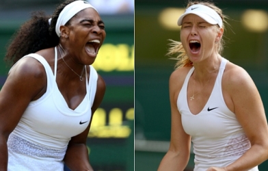 Video tennis: Serena 2-0 Sharapova (Bán kết Wimbledon 2015)