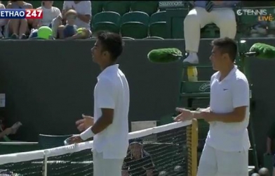 VIDEO: Lý Hoàng Nam thắng kịch tính ở bán kết giải trẻ Wimbledon 2015