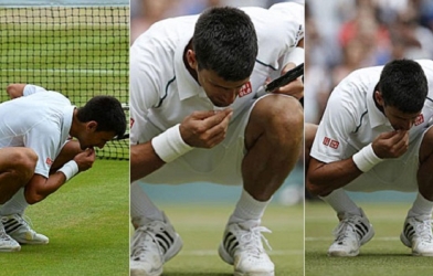 Djokovic lý giải cho hành động lạ sau khi chiến thắng Federer