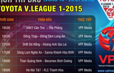 Trực tiếp - Link xem vòng 18 V-League 2015: Đà Nẵng vs HAGL