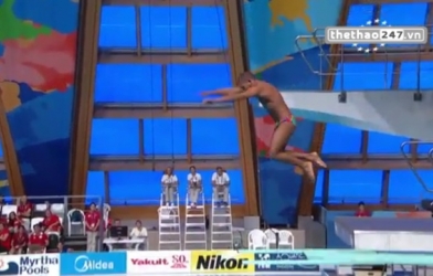 VIDEO: Thêm 1 pha nhảy cầu thảm họa ở giải vô địch bơi thế giới