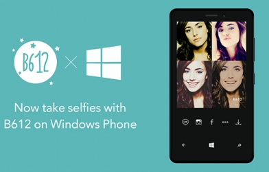 LINE ra mắt ứng dụng chụp ảnh Selfie B612 dành cho Windows Phone