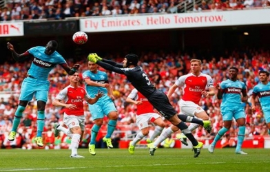 VIDEO: West Ham có bàn thắng mở tỉ số bất ngờ trước Arsenal