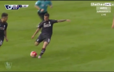 Video bàn thắng: Stoke City 0-1 Liverpool (Vòng 1 NHA 2015/2016)