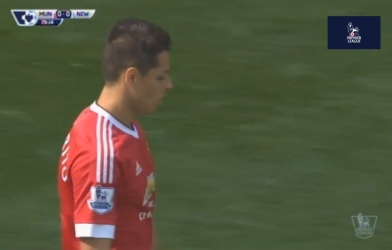 VIDEO: 2 pha bỏ lỡ đáng tiếc của Mata và Chicharito trước Newcastle
