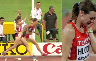 VIDEO: VĐV tuột huy chương vì ăn mừng quá sớm ở giải điền kinh thế giới