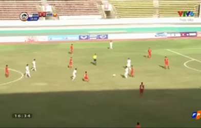 VIDEO: Pha ban bật đẹp mắt của U19 Việt Nam vs U19 Singapore