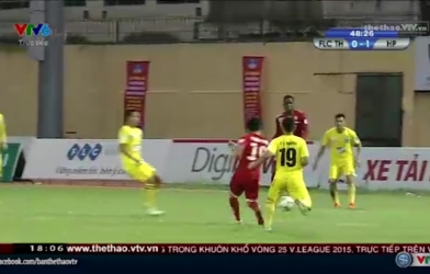 Video bàn thắng: Thanh Hóa 0-1 Hải Phòng (Vòng 25 - V.League 2015)