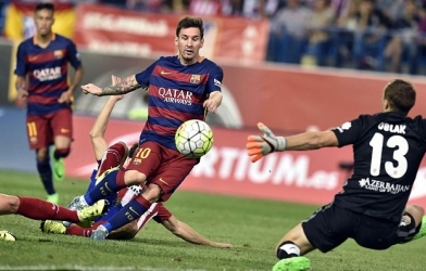Video bàn thắng: Atletico Madrid 1-2 Barcelona (Vòng 3 La Liga)