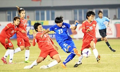 Nữ Myanmar thất thủ trước Thái Lan tại VL Olympic 2016