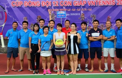 Thú vị giải đồng đội Vô địch 12 Con Giáp Vntennis 2015