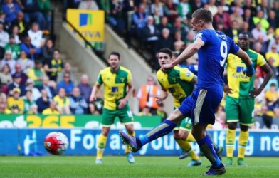 Video bàn thắng: Norwich City 1-2 Leicester City (Vòng 8 Ngoại hạng Anh)
