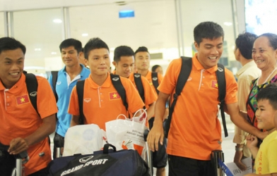 U19 Việt Nam được chào đón nồng nhiệt tại Nội Bài