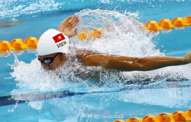 Ánh Viên xếp thứ 2 ở vòng loại 200m hỗn hợp