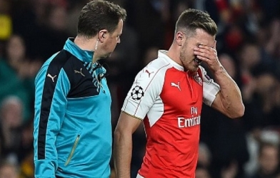 Chấn thương của Aaron Ramsey nặng hơn dự kiến
