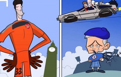 Omar Momani: Cech thành khổng lồ, Mourinho hóa 'Bagpiper'