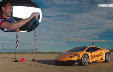 VIDEO: Lee Nguyễn trổ tài lái xe tốc độ với Lamborghini