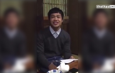 VIDEO: Màn trổ tài nói tiếng Nhật thú vị của Công Phượng